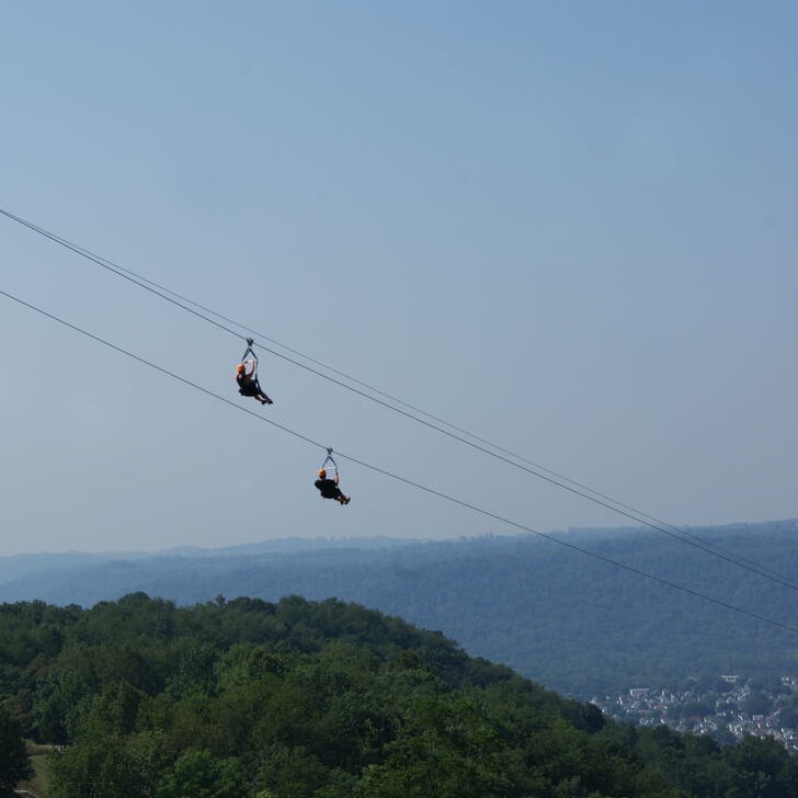 Zip Line at Grand Vue Park West Virginia Outdoor Adventures